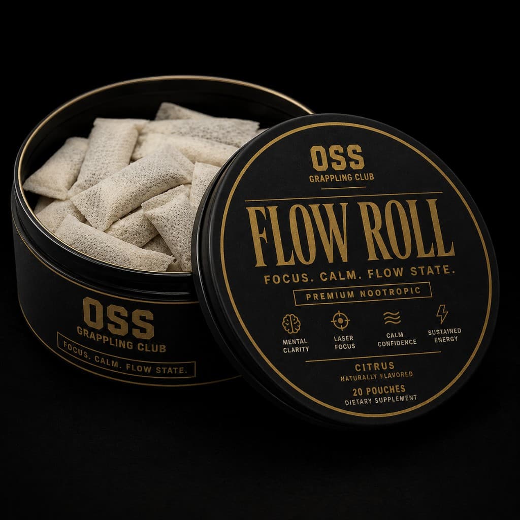 Flow Roll nootropic supplement tin